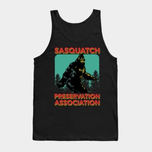 Sasquatch preservation association Tank Top